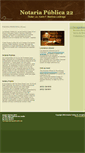 Mobile Screenshot of notariapublica22.net